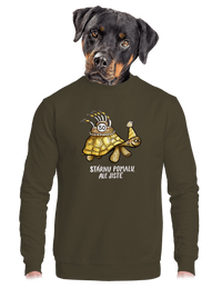 unisex mikina bez kapuce