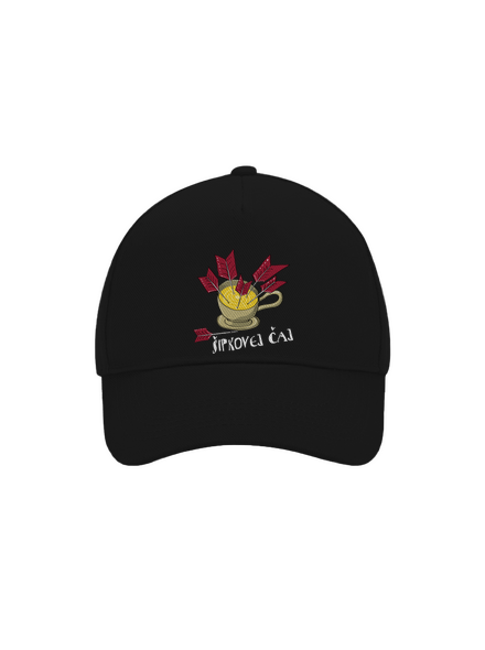 Šipkovej čaj kšiltovka baseballka Black