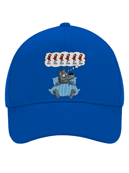 Vlčí nespavost kšiltovka baseballka Bright Royal