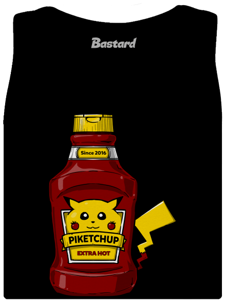 Piketchup dámské tílko klasické Black