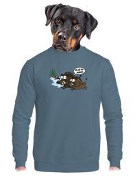 unisex mikina bez kapuce