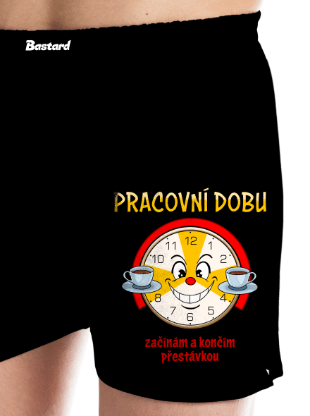 Pracovní doba pánské trenky Black