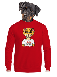 unisex mikina bez kapuce