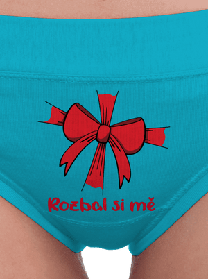 Rozbal si mě dámské kalhotky Turquoise