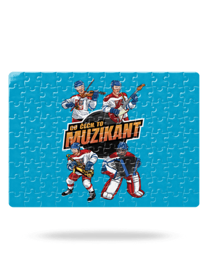 Co Čech, to hokejista puzzle White