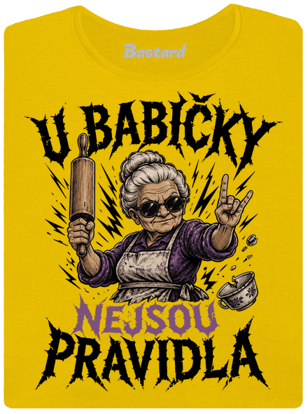 U babičky dámské tričko Yellow