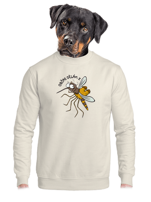 unisex mikina bez kapuce