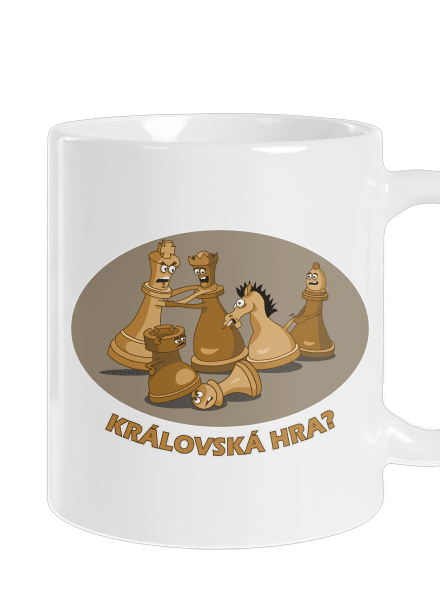Královská hra klasický hrnek White