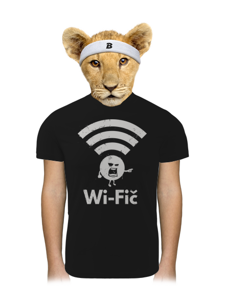 Wifič dětské sportovní tričko Black