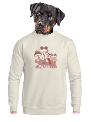 unisex mikina bez kapuce