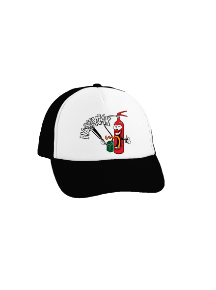 Hasyčák kšiltovka truckerka Black cap
