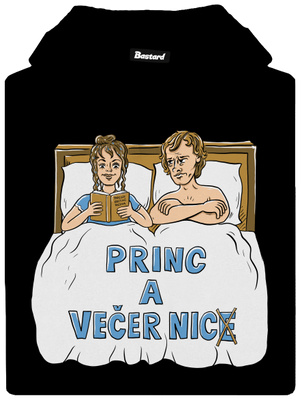 Princ a Večer nic dámská mikina klokanka Black