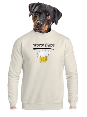 unisex mikina bez kapuce