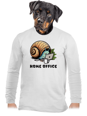 Šnekův home office pánské dlouhý rukáv White