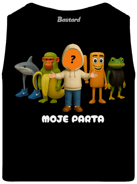 Brainrot parta pro holky pánské tílko Black