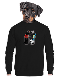 unisex mikina bez kapuce