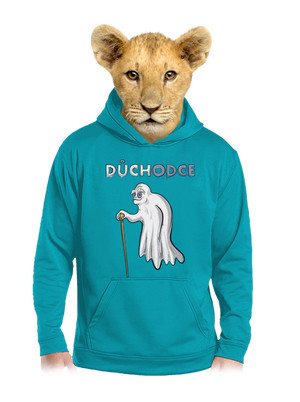 Duch důchodce dětská mikina klokanka Hawaiian Blue