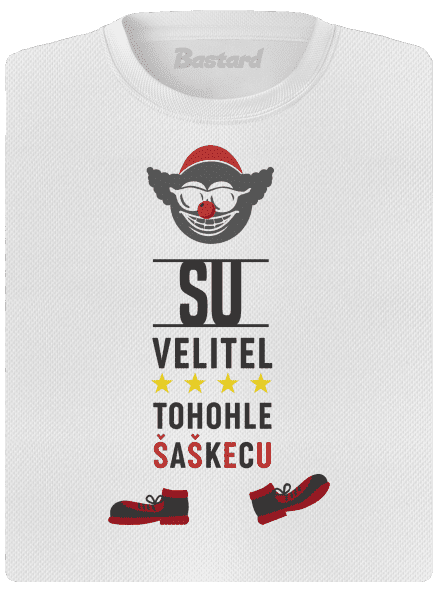Velitel šaškecu dámské sportovní tričko White