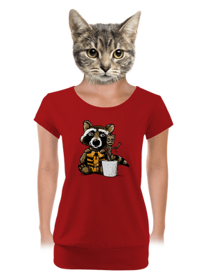 dámské tričko s lemem