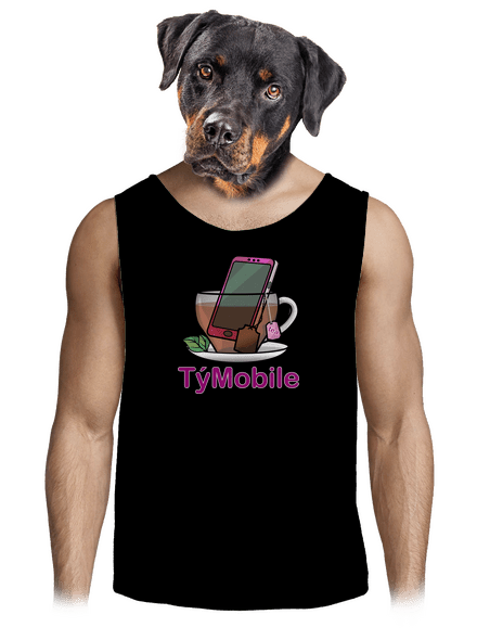 TýMobile pánské tílko Black