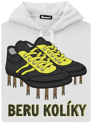 Beru kolíky dámská mikina klokanka White