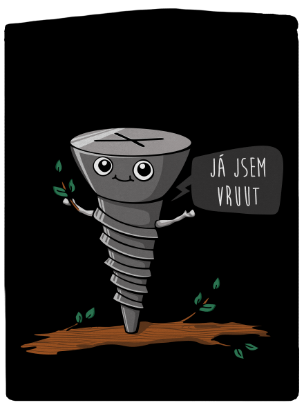 Já jsem Vruut dámská mikina na zip Black