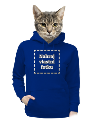 Vlastní potisk dámská mikina klokanka Royal Blue Mal