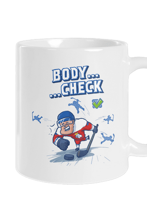 Body check klasický hrnek White