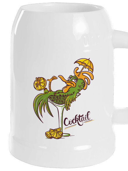 Cocktail půllitr White