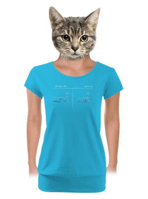 dámské tričko s lemem