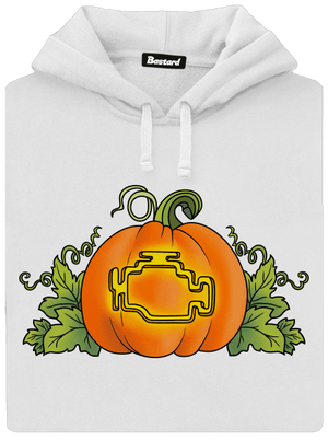 Strašidelný Halloween dámská mikina klokanka White