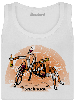 Sklípkan dámské tílko klasické White