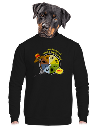 unisex mikina bez kapuce