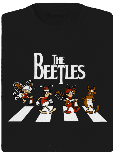 Beatles dámské sportovní tričko Black