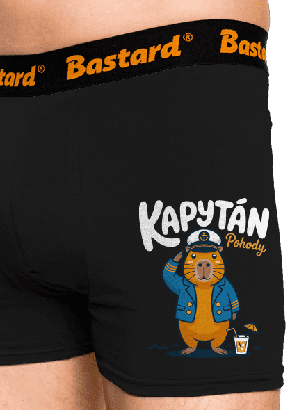 Kapytán pohody boxerky Black