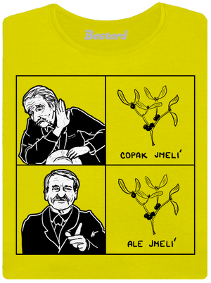 Cimrman: Copak jmelí dámské tričko premium Lemon