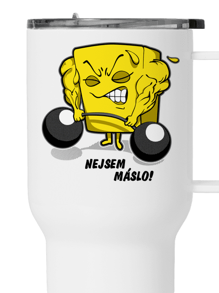 Nejsem máslo termohrnek White