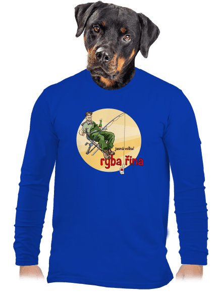Rybadřina pánské dlouhý rukáv Royal Blue