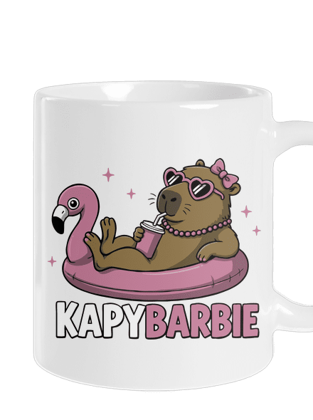 Kapybarbie klasický hrnek White