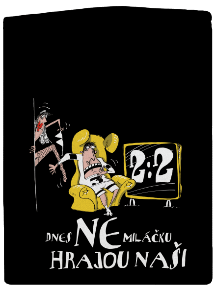 Hrajou naši pánská mikina na zip Black