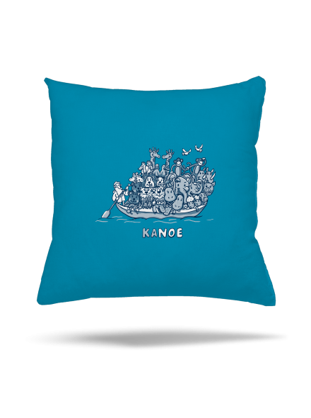 Noemova archa polštář Blue Turquoise