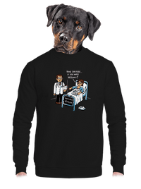 unisex mikina bez kapuce