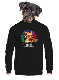 unisex mikina bez kapuce