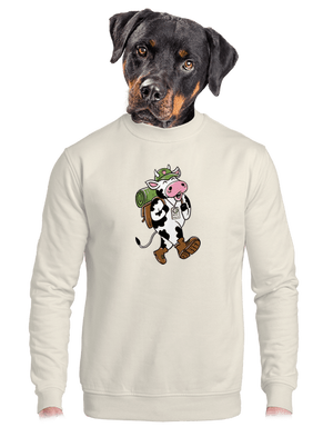 unisex mikina bez kapuce