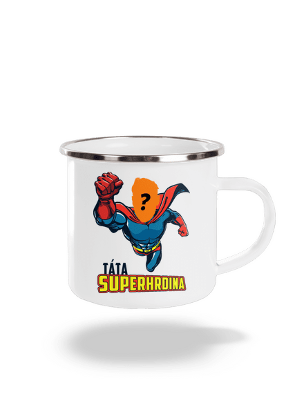 Táta superhrdina plecháček White