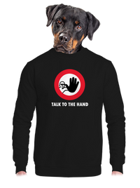 unisex mikina bez kapuce