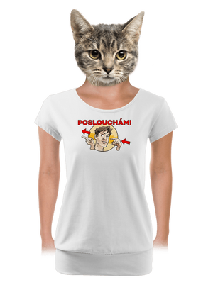 dámské tričko s lemem