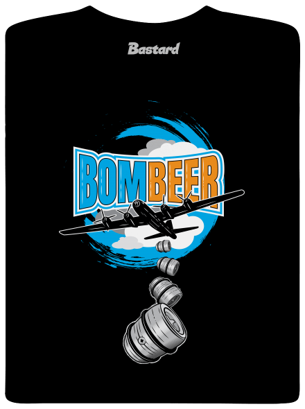 BomBeer pánské tričko Black