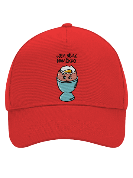 Naměkko kšiltovka baseballka Classic Red