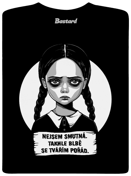 Nejsem smutná pánské tričko Black
